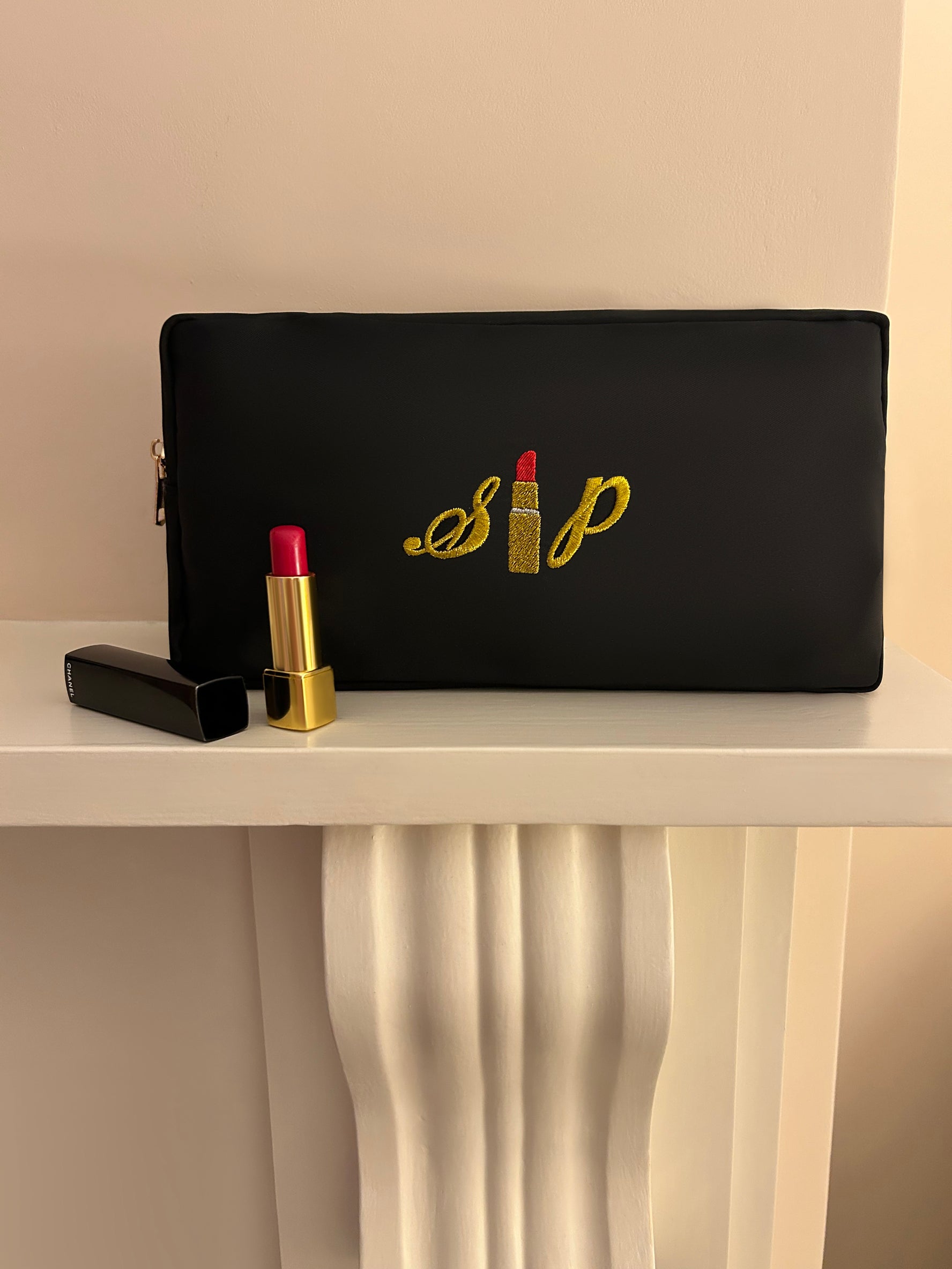 Monogrammed Lipstick Cosmetic  Bags