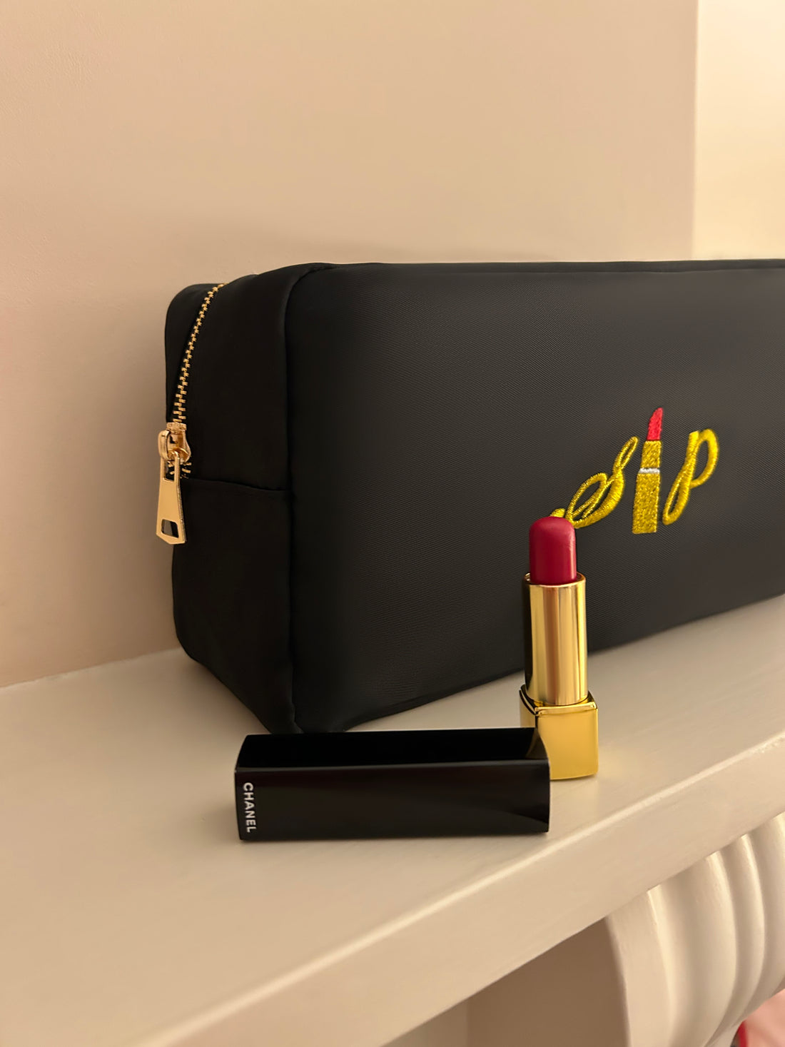 Monogrammed Lipstick Cosmetic  Bags