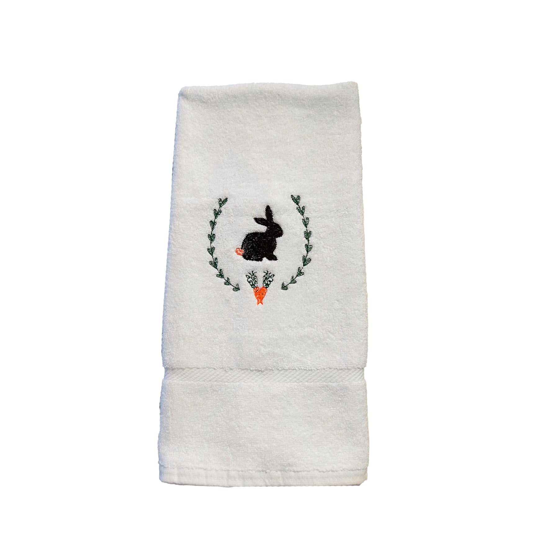 Easter Bunny Embroidered Luxury Hand Towels