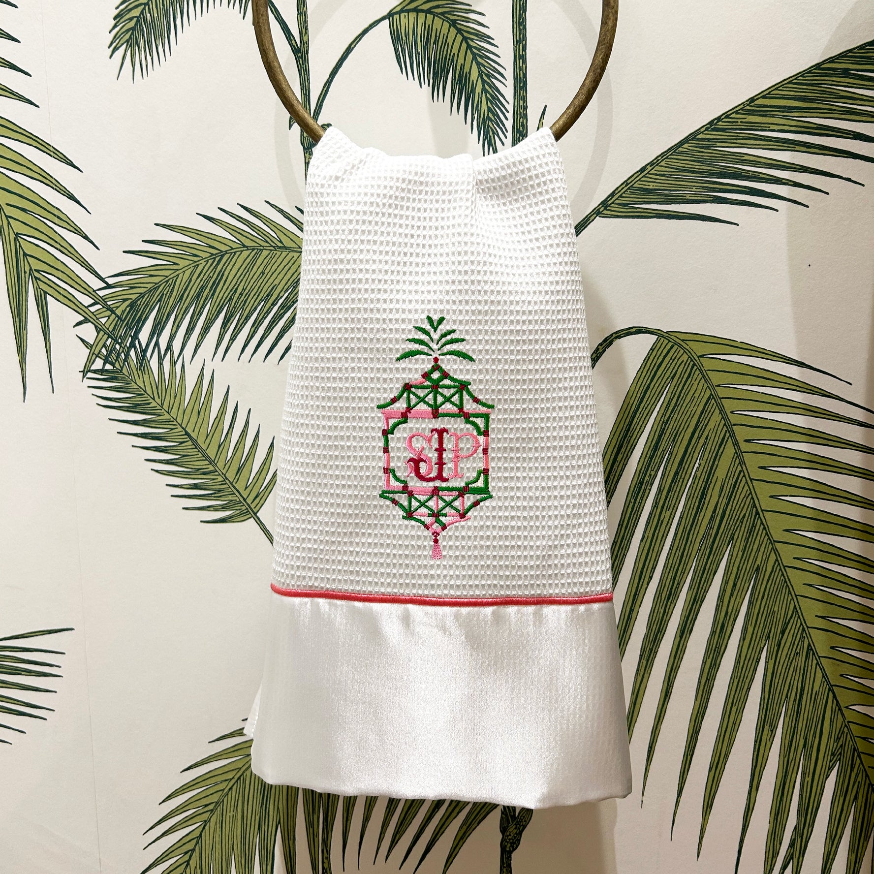 Embroidered Monogramed Luxury Bathroom Hand Towels