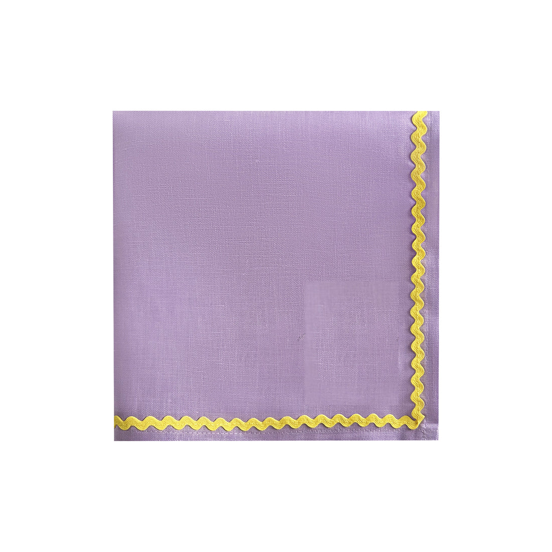 Ric Rac Linen Napkins | Purple | Set of 4
