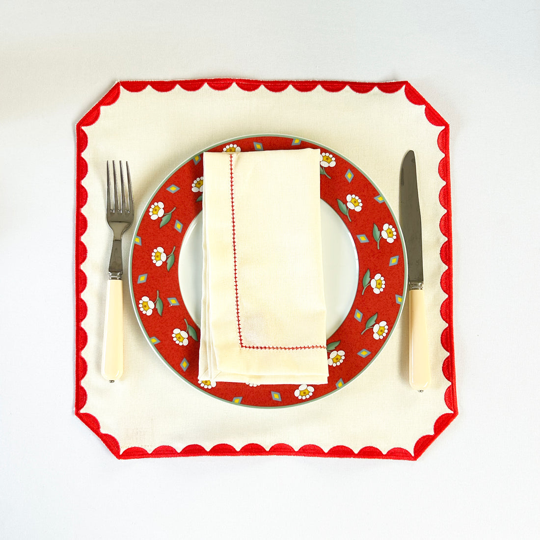 Stitched Edge Placemats  | Set of 4