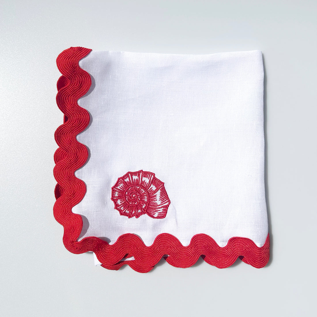 Embroidered Under the Sea Napkins  | Set of 4