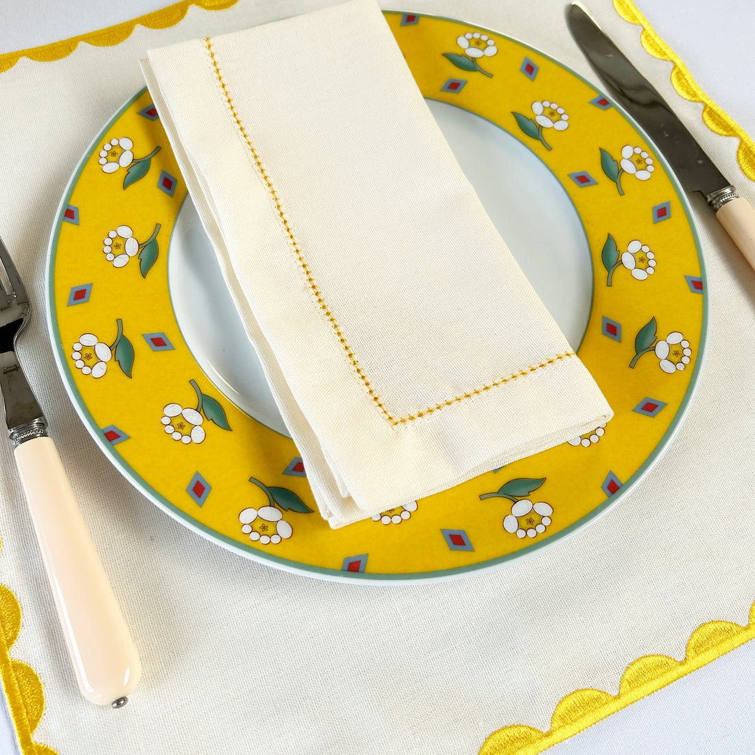 Stitched Edge Placemats  | Set of 4