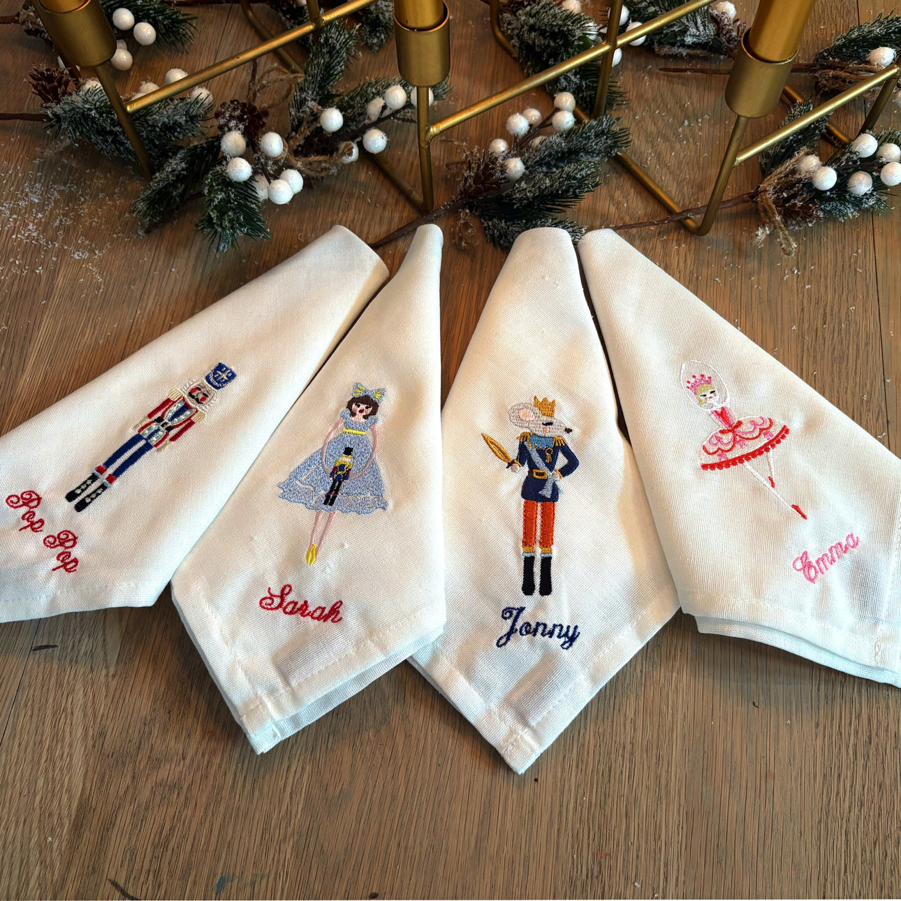 Embroidered Napkins