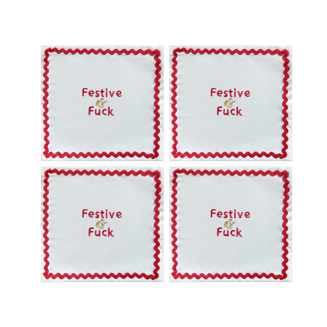FESTIVE as FUCK | Set of 4