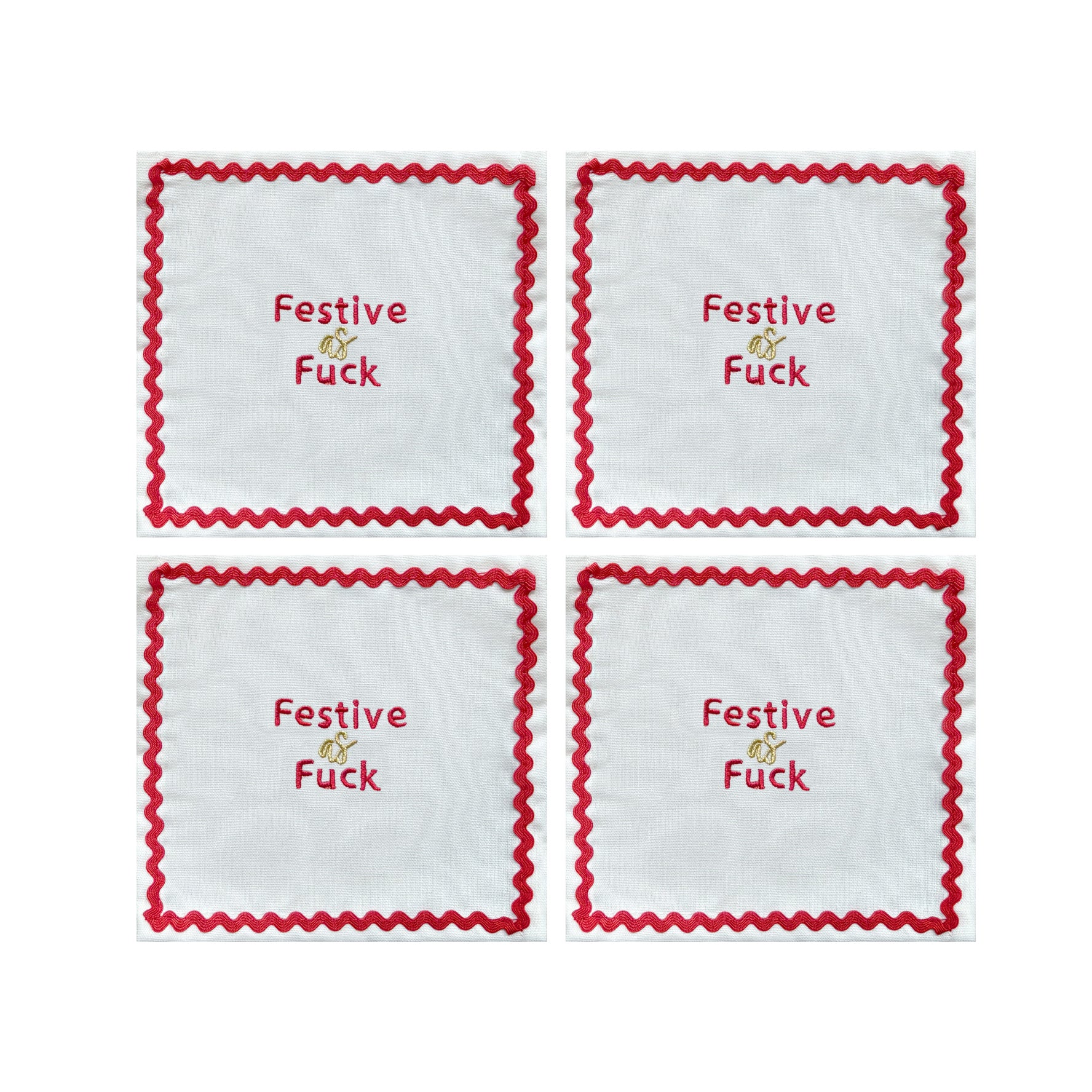 FESTIVE as FUCK | Set of 4