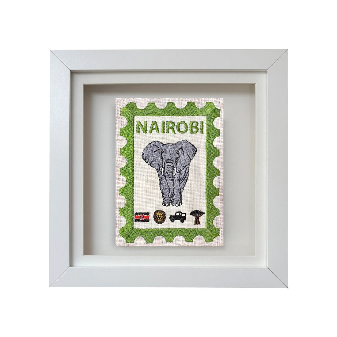 Nairobi Embroidered Stap Artwork