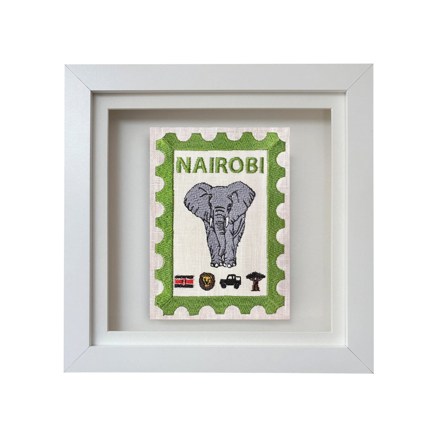 Nairobi Embroidered Stap Artwork