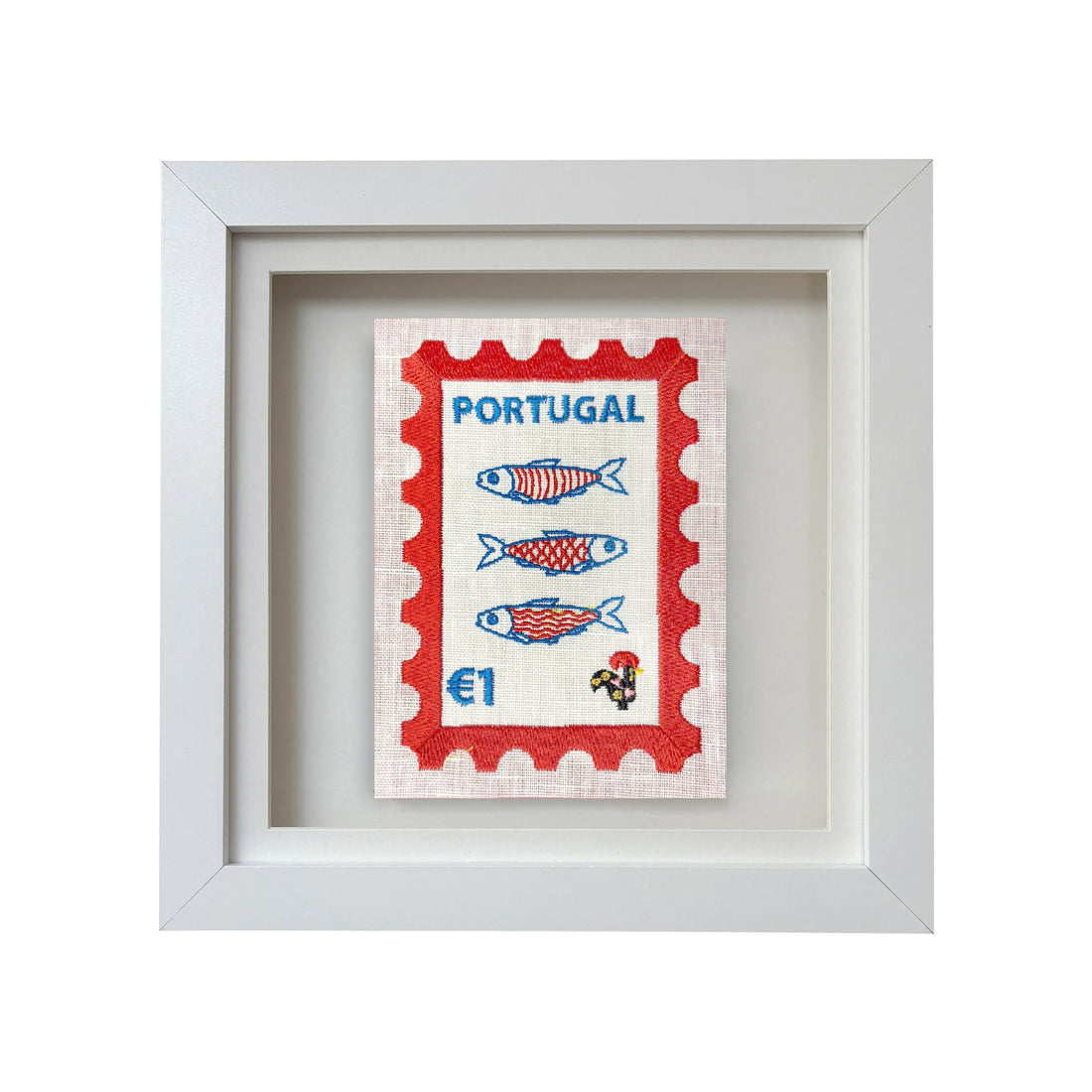 Portugal Embroidered Stamp Artwork