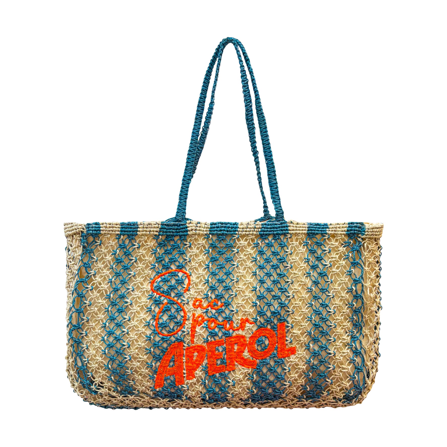 Sac pour Aperol Jute Bag With Orange Bag Charm