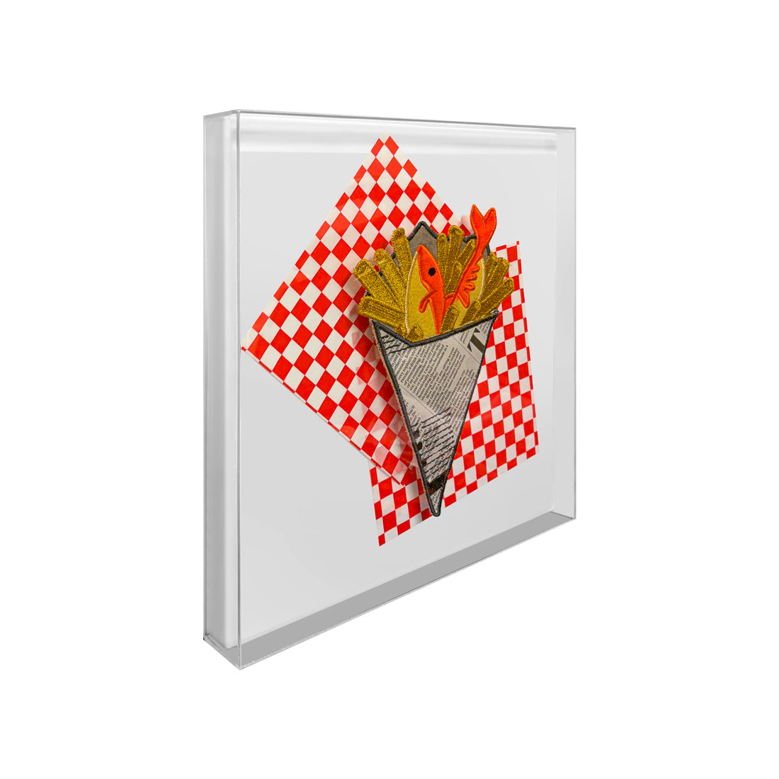 Fish & Chips Applique Artwork
