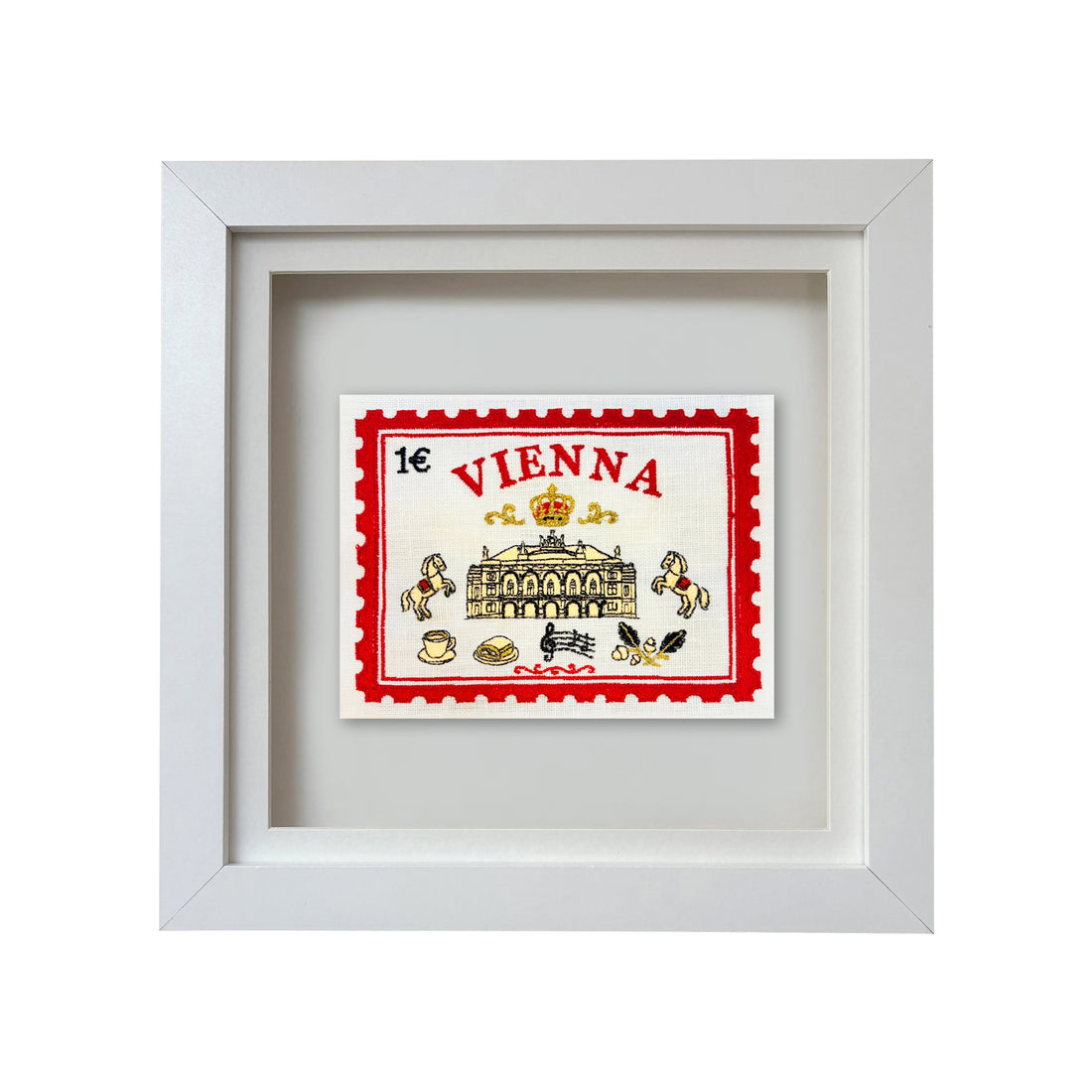 Vienna Embroidered Stamp