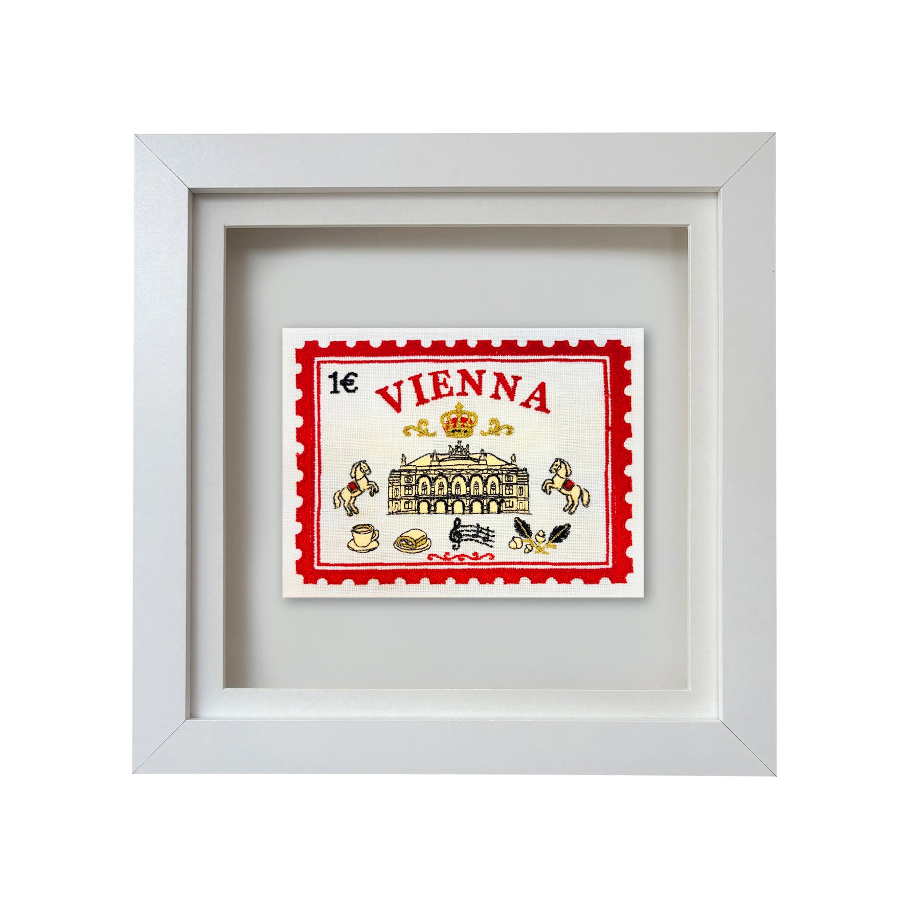 Vienna Embroidered Stamp