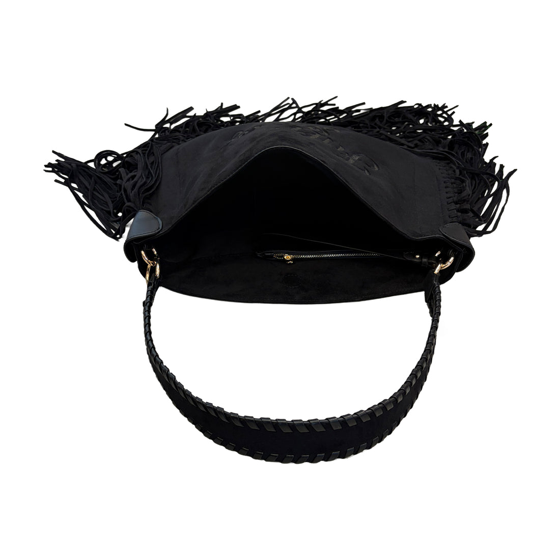 Full of Shit  Black Tassel Handbag