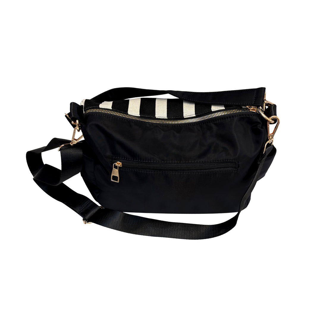 Full Of Shit Stripe Shoulder Bag