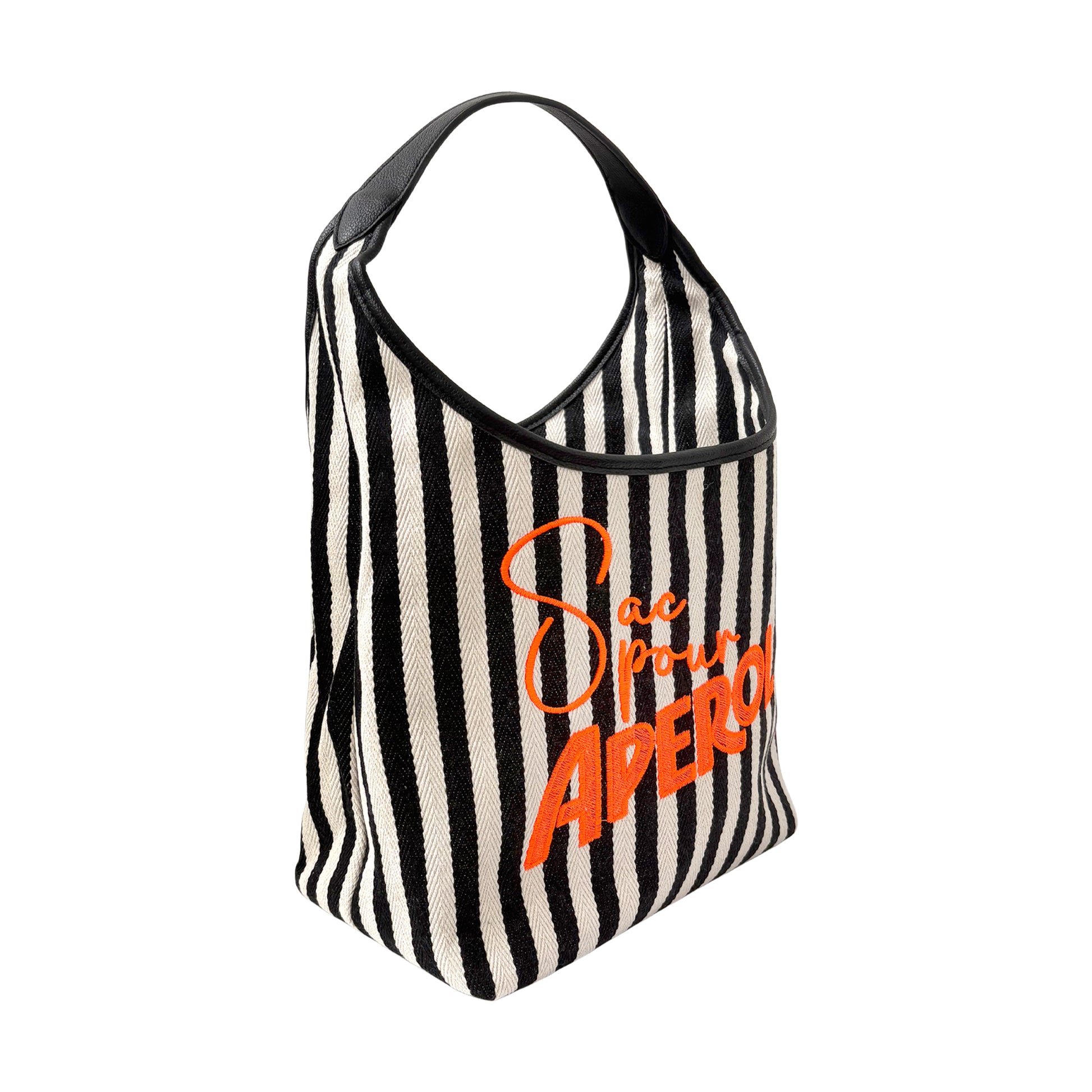 Black Lilly Loves Aperol Summer Bag handbag with a stylish design, perfect for casual and summer outings.