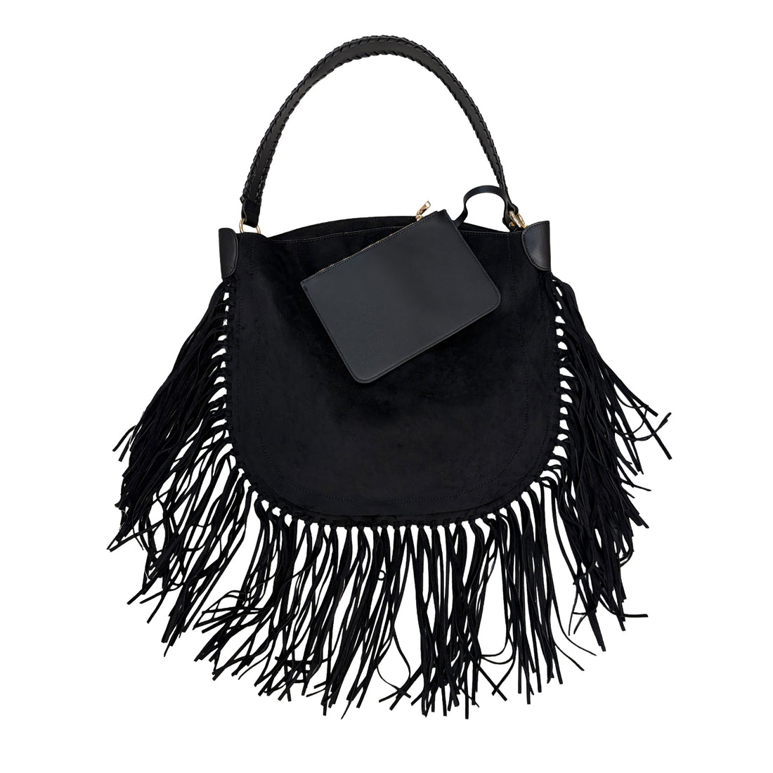 Full of Shit  Black Tassel Handbag
