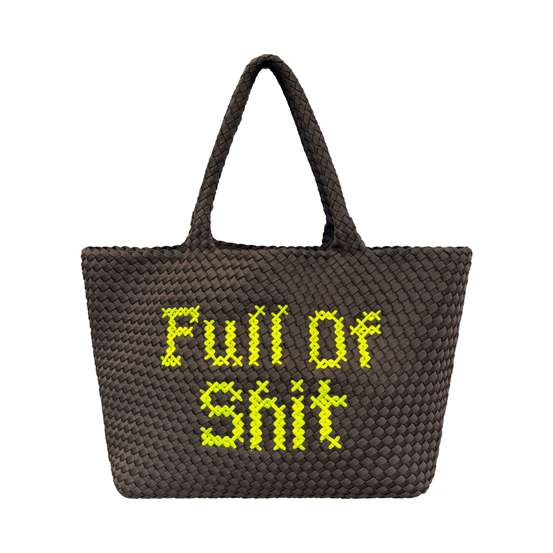 Grey Full Of Shit Handbag
