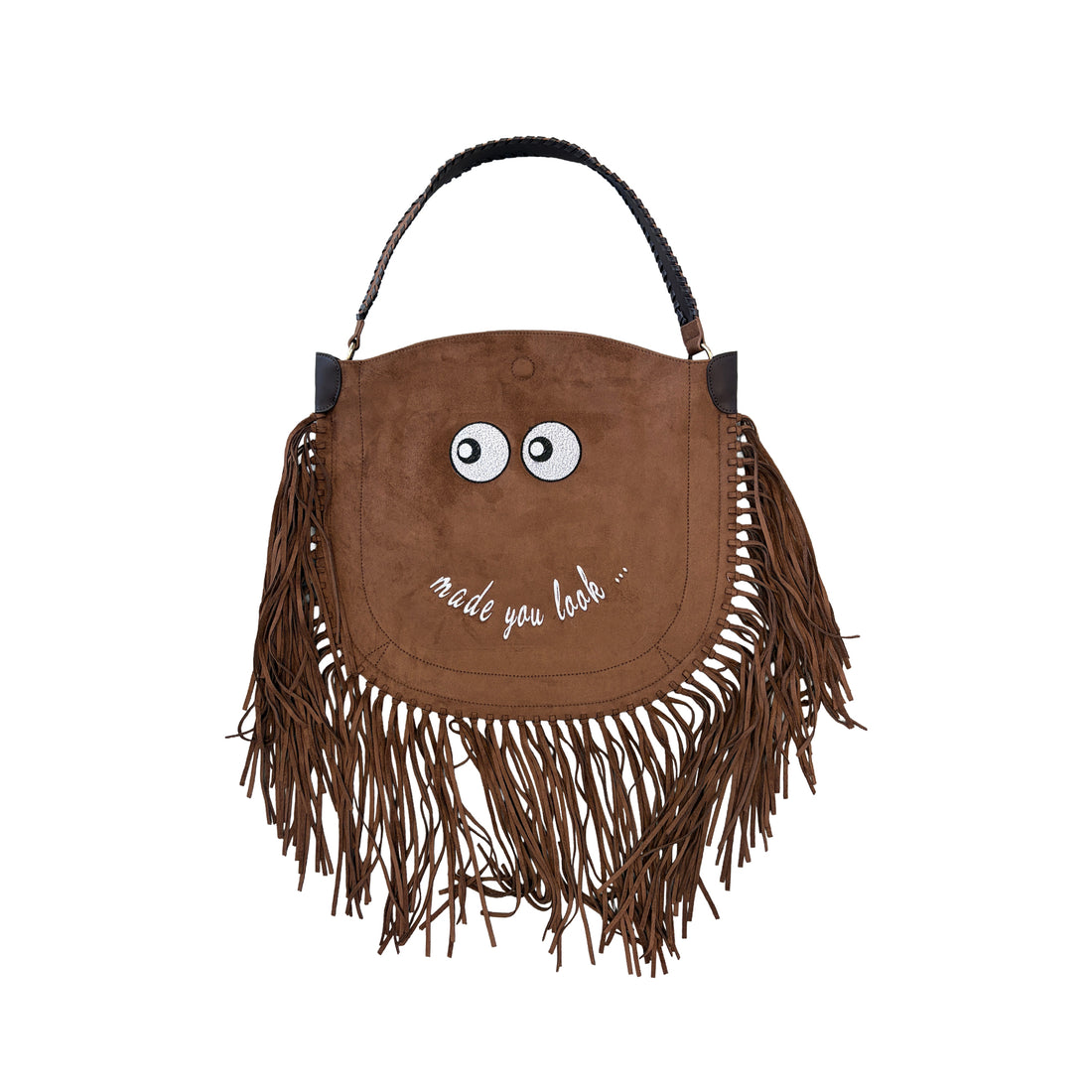 Suede Made You Look Tan Tassel Handbag