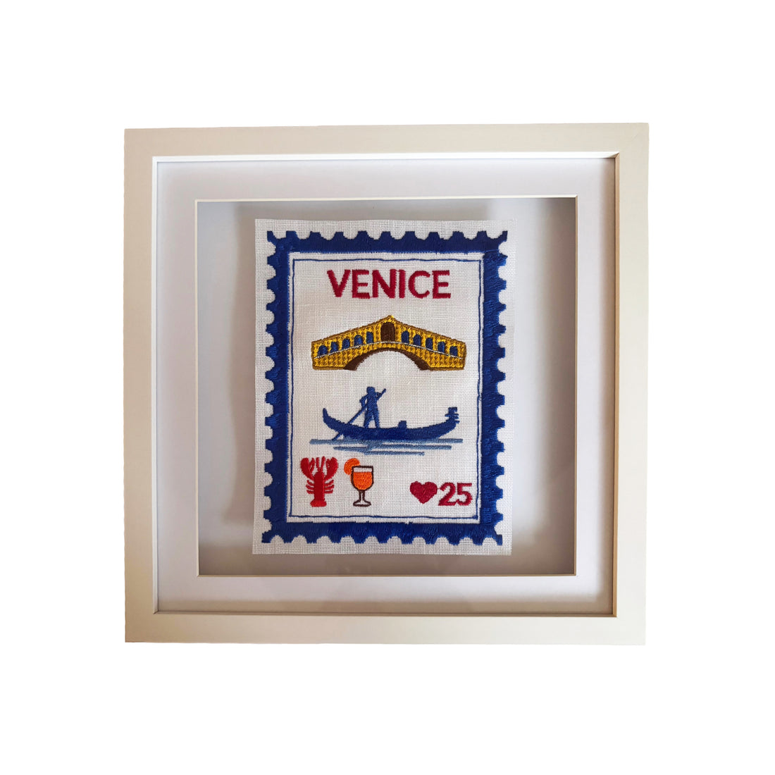 Venice Embroidered Stamp
