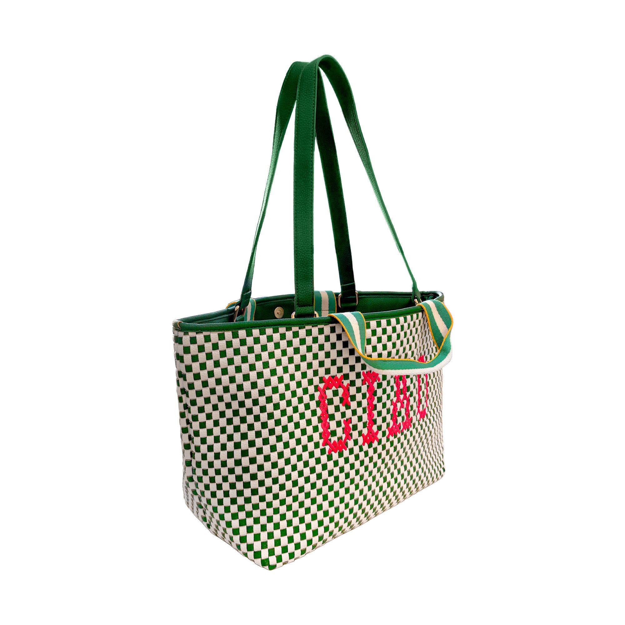 Green Ciao Summer shoulder Bag by Lilly Loves with a sleek design for travel and fun