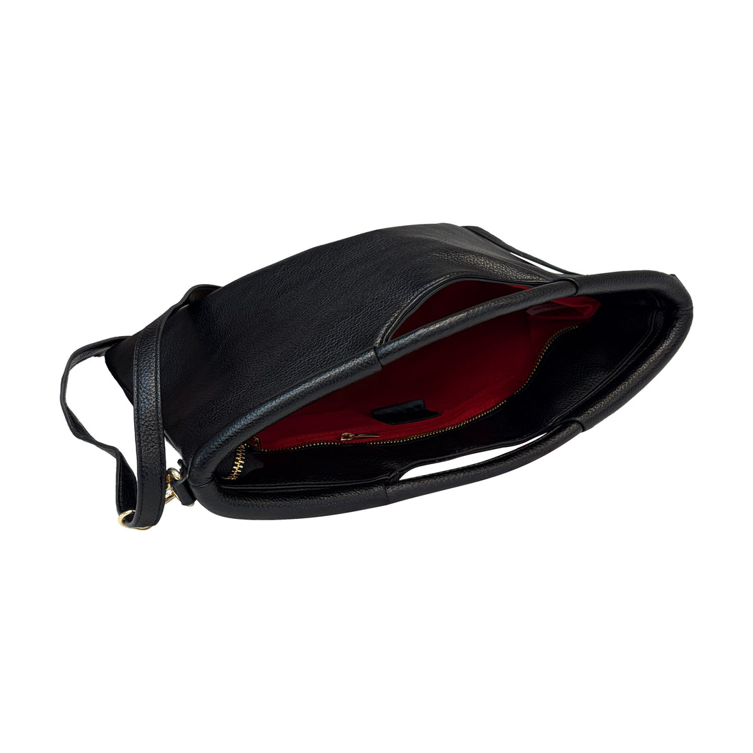 Cinderfuckinrella Black Vegan Leather Clutch