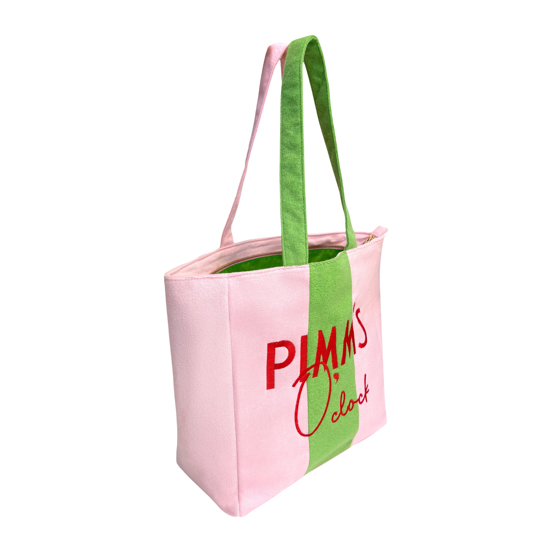 Lilly Loves Pimms O'Clock Terry Bag handbag with colorful fabric design, soft handle, and stylish casual accessory.