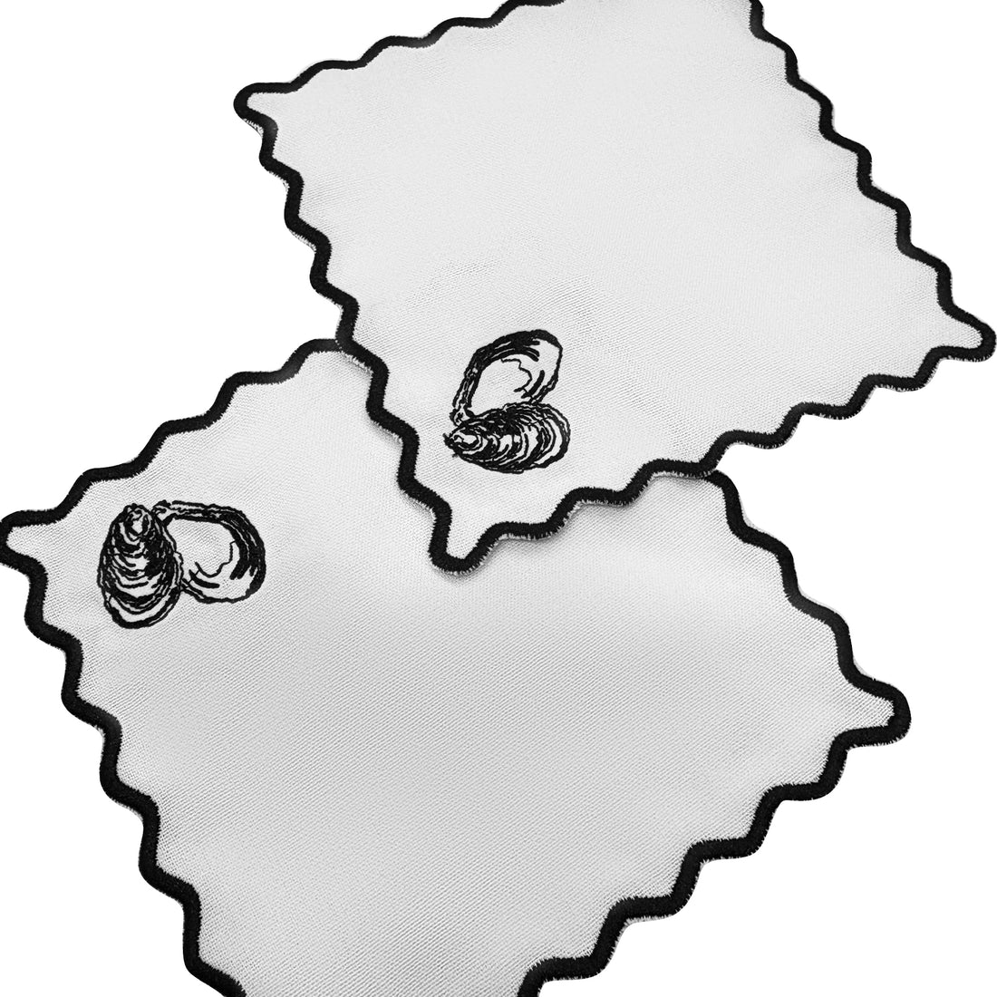 Oyster Cocktail Napkins | Set of 4