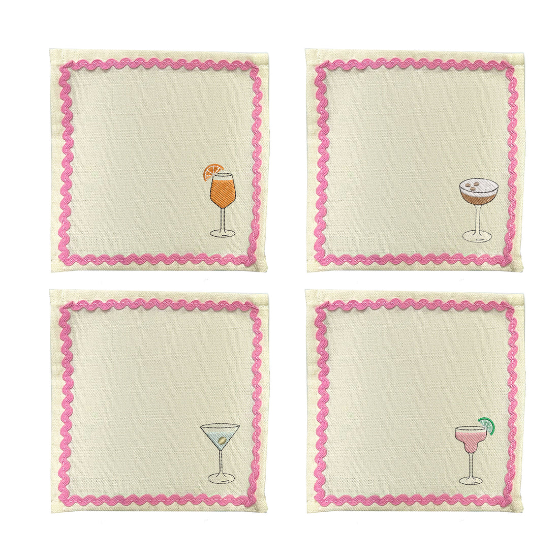 Cocktail Cocktail Napkins | Set of 4