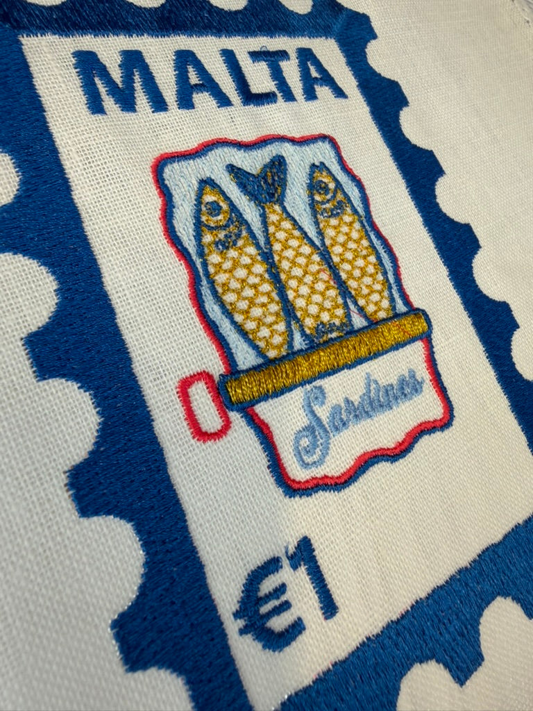 Malta Embroidered Stamp Artwork