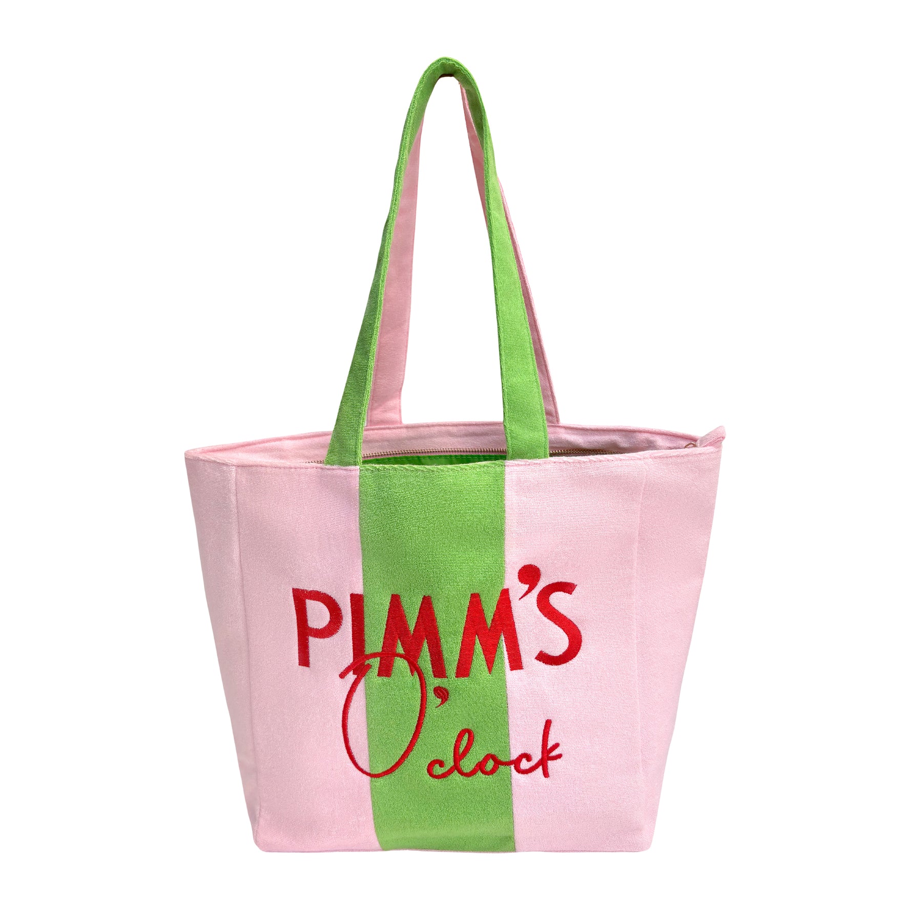 Lilly Loves Pimms O'Clock Terry Handbag with colorful fabric and casual tote style for versatile everyday use.