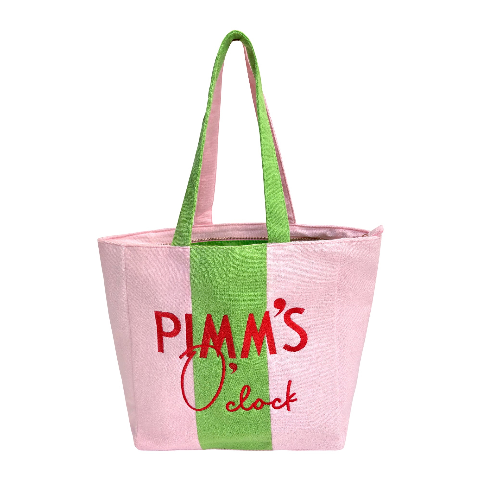 Lilly Loves Pimms O'Clock Terry Handbag with colorful fabric and casual tote style for versatile everyday use.