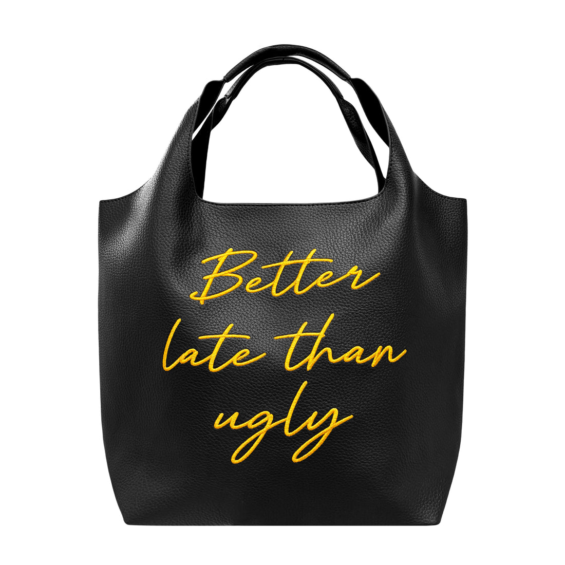 Better Late Than Ugly Bucket Bag