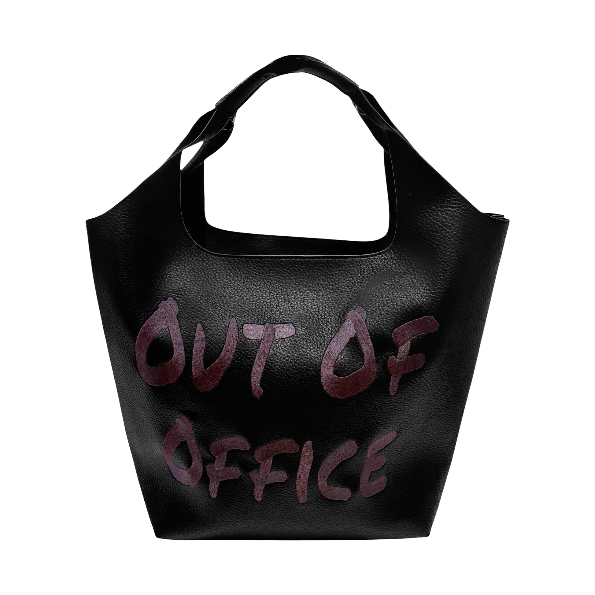 Large Lilly Loves Out of Office Handbag with spacious design, soft leather material, and stylish handles.