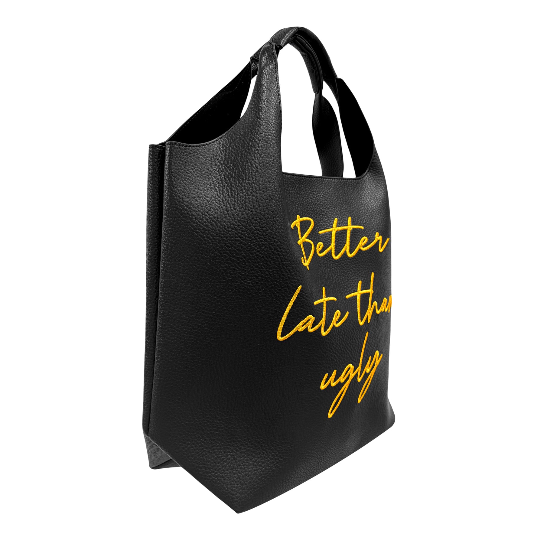 Better Late Than Ugly Bucket Bag