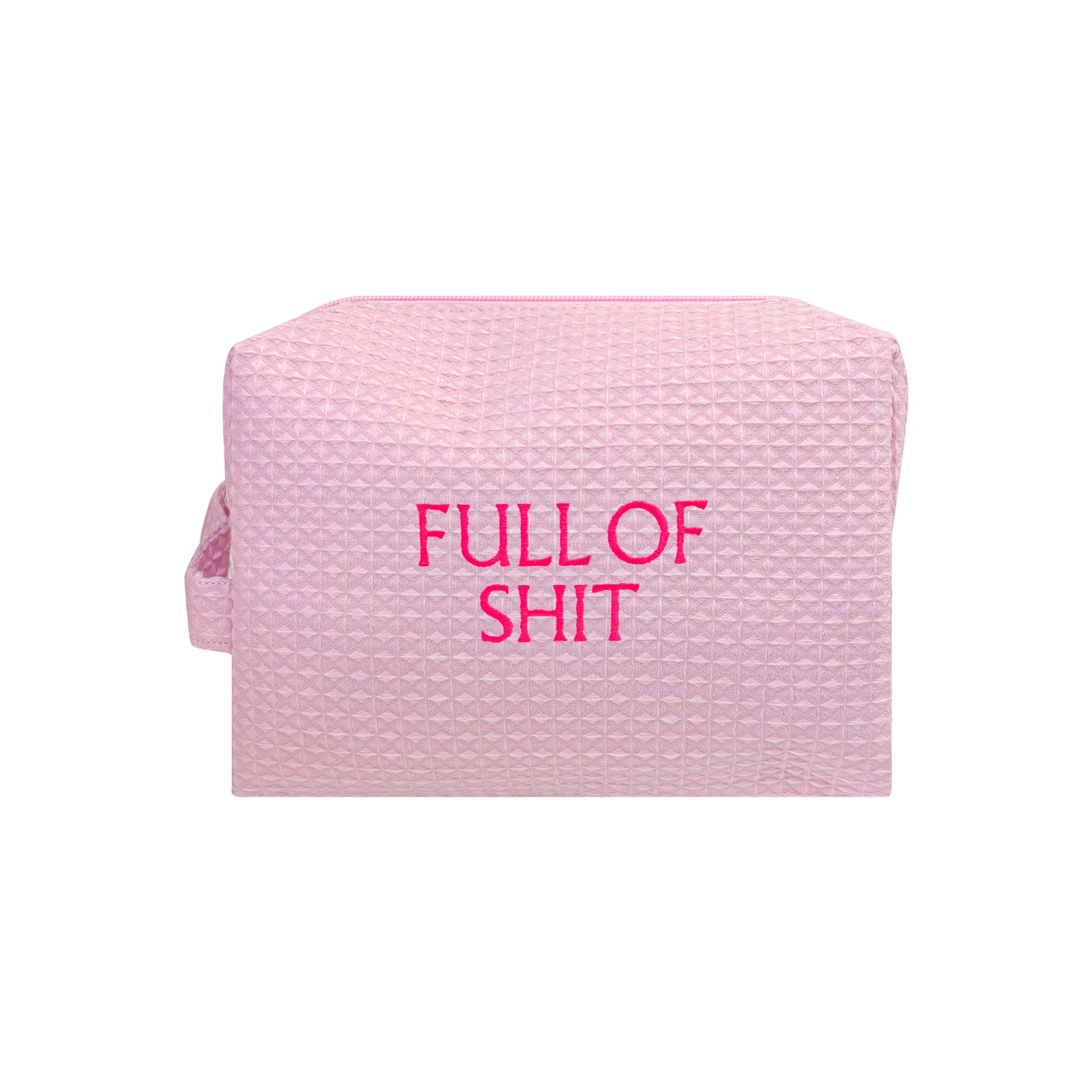 Pink Full of Shit Waffle Bag