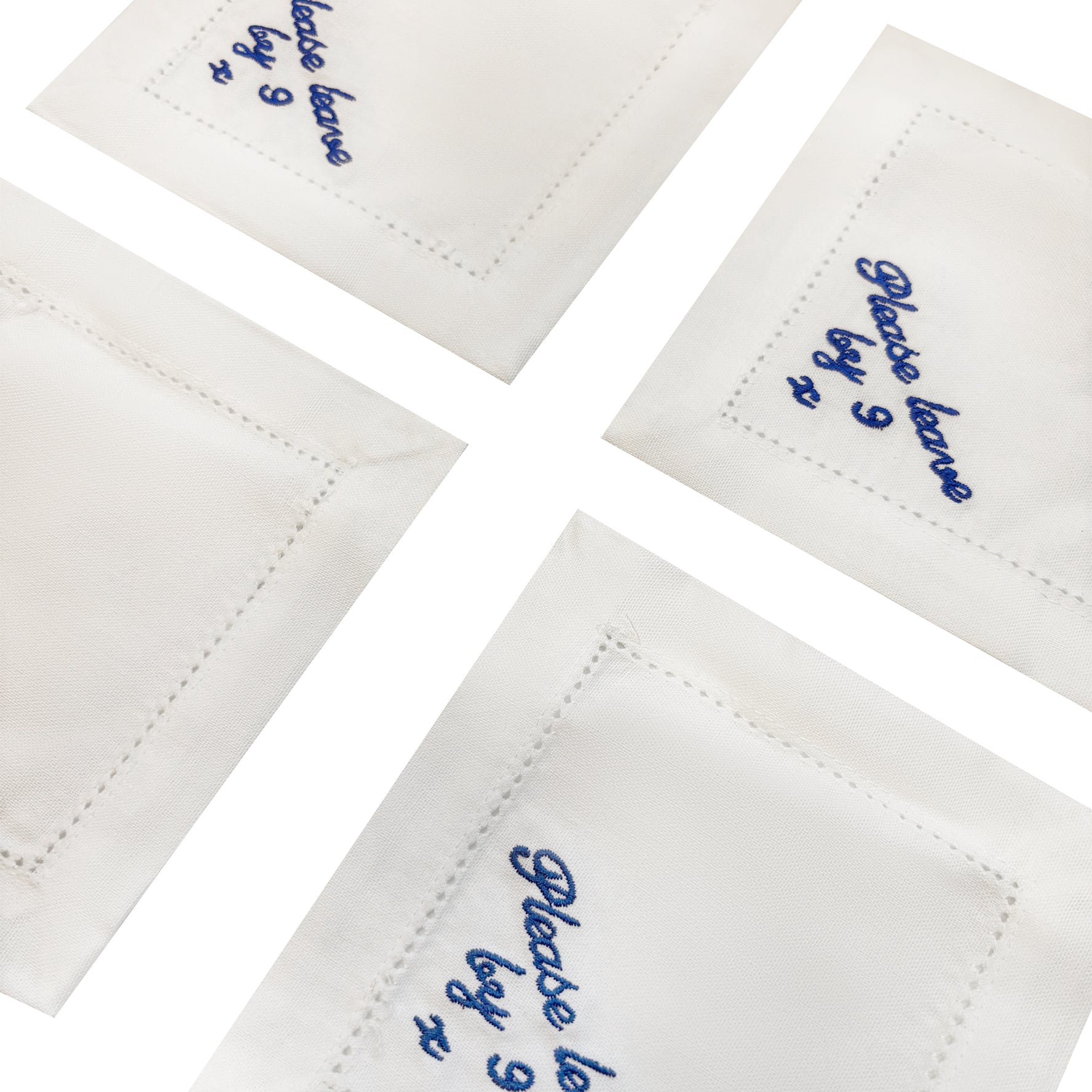 Please Leave by 9 Cocktail Napins Navy | Set of 4