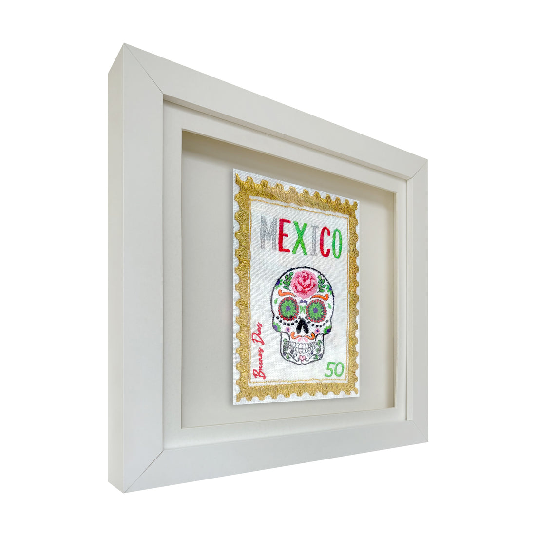 Mexico Embroidered Artwork Print