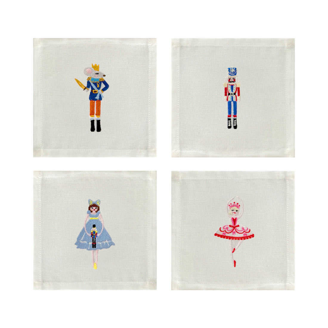 Christmas Nutcracker Cocktail Napkins | Set 4