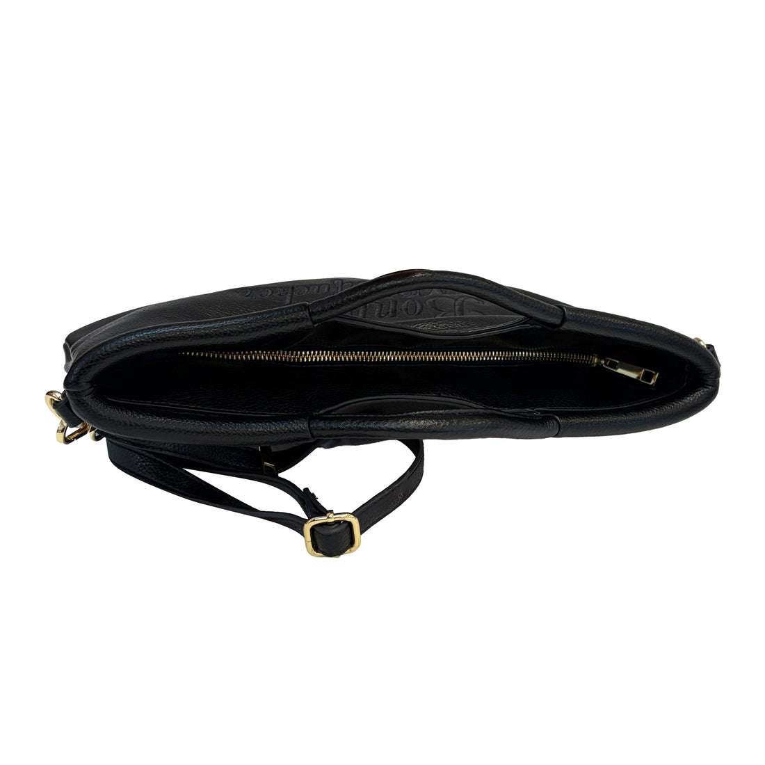 Cinderfuckinrella Black Vegan Leather Clutch