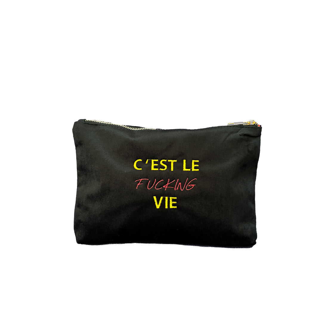 C'est Le FUCKING Vie Velvet Pouch