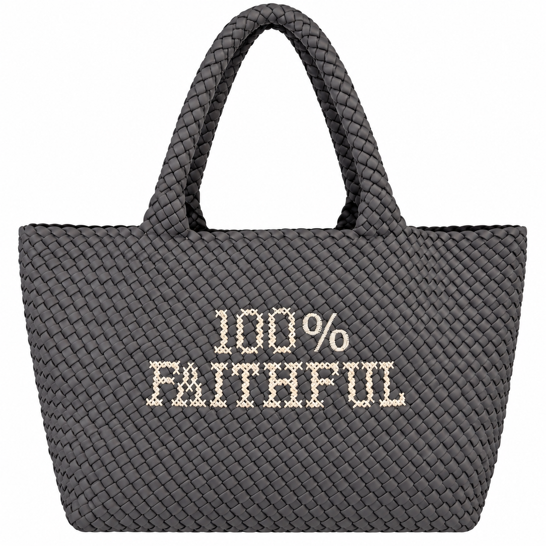 100% Faithful Embroidered Bag (Copy)
