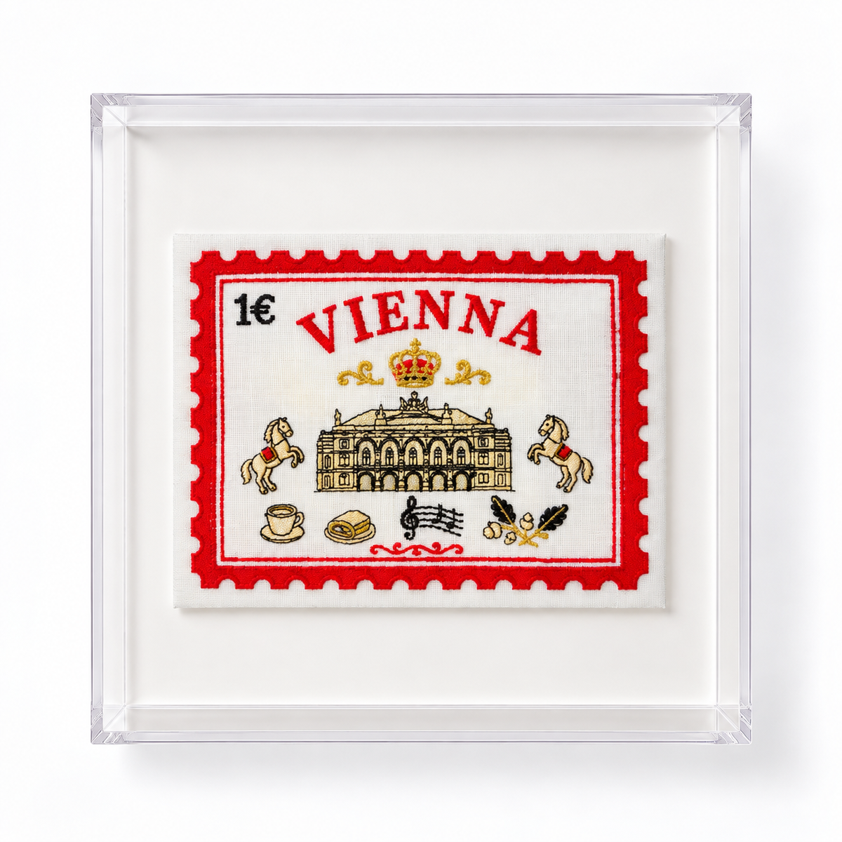 Vienna Embroidered Stamp