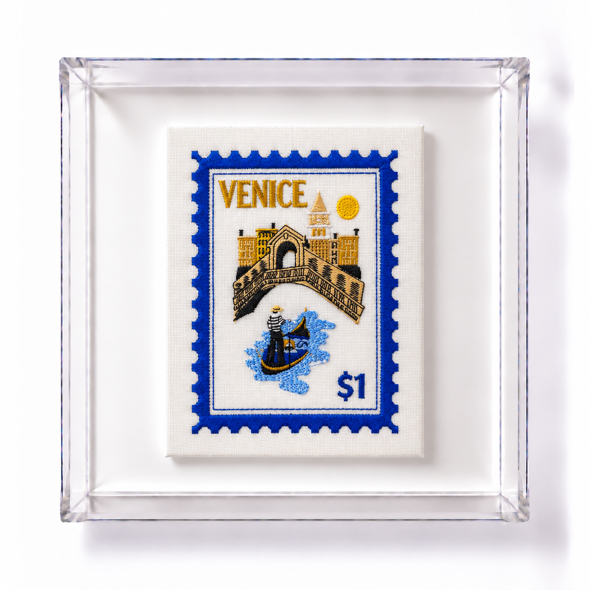 Venice V2 Embroidered Stamp