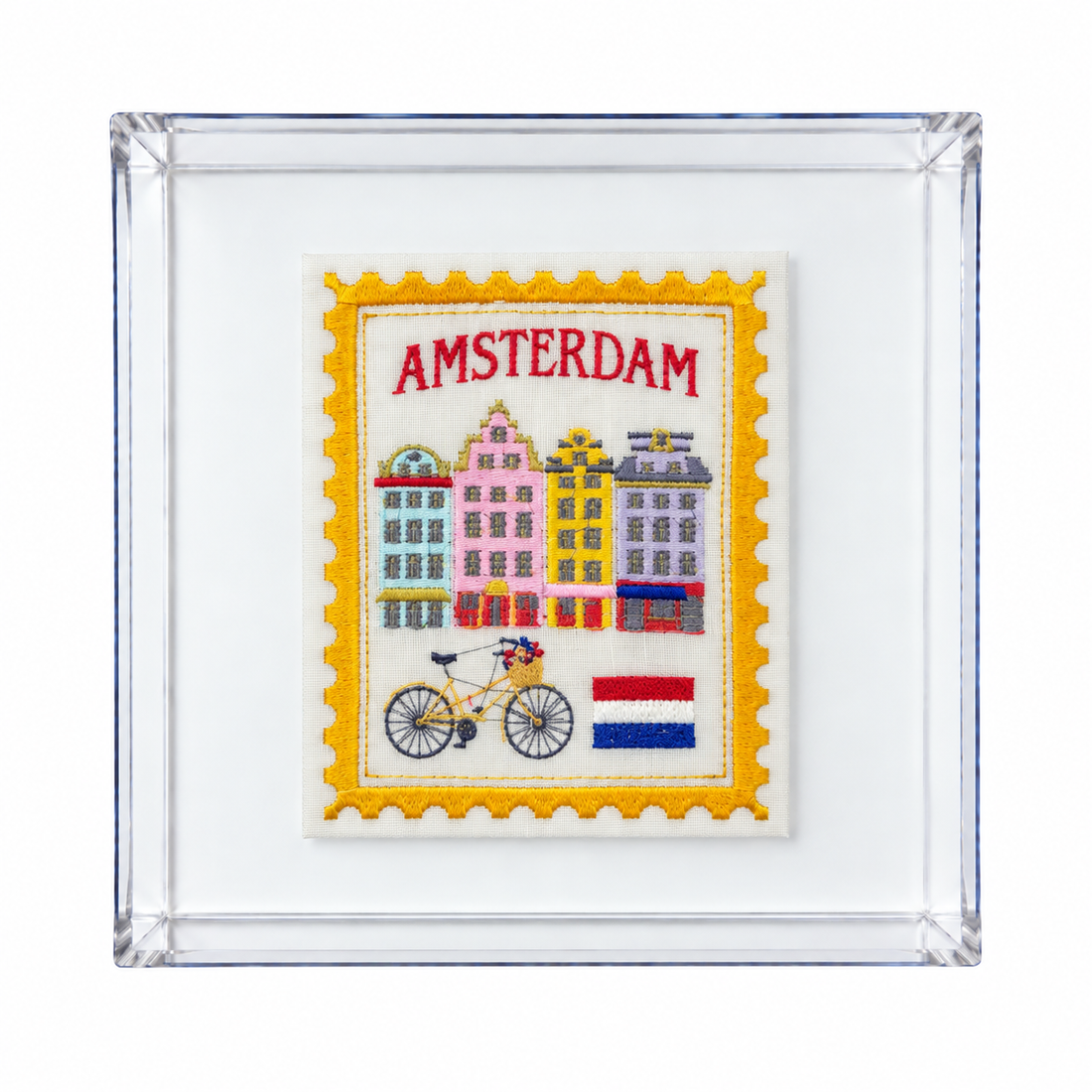 Amsterdam Stamp Artwork