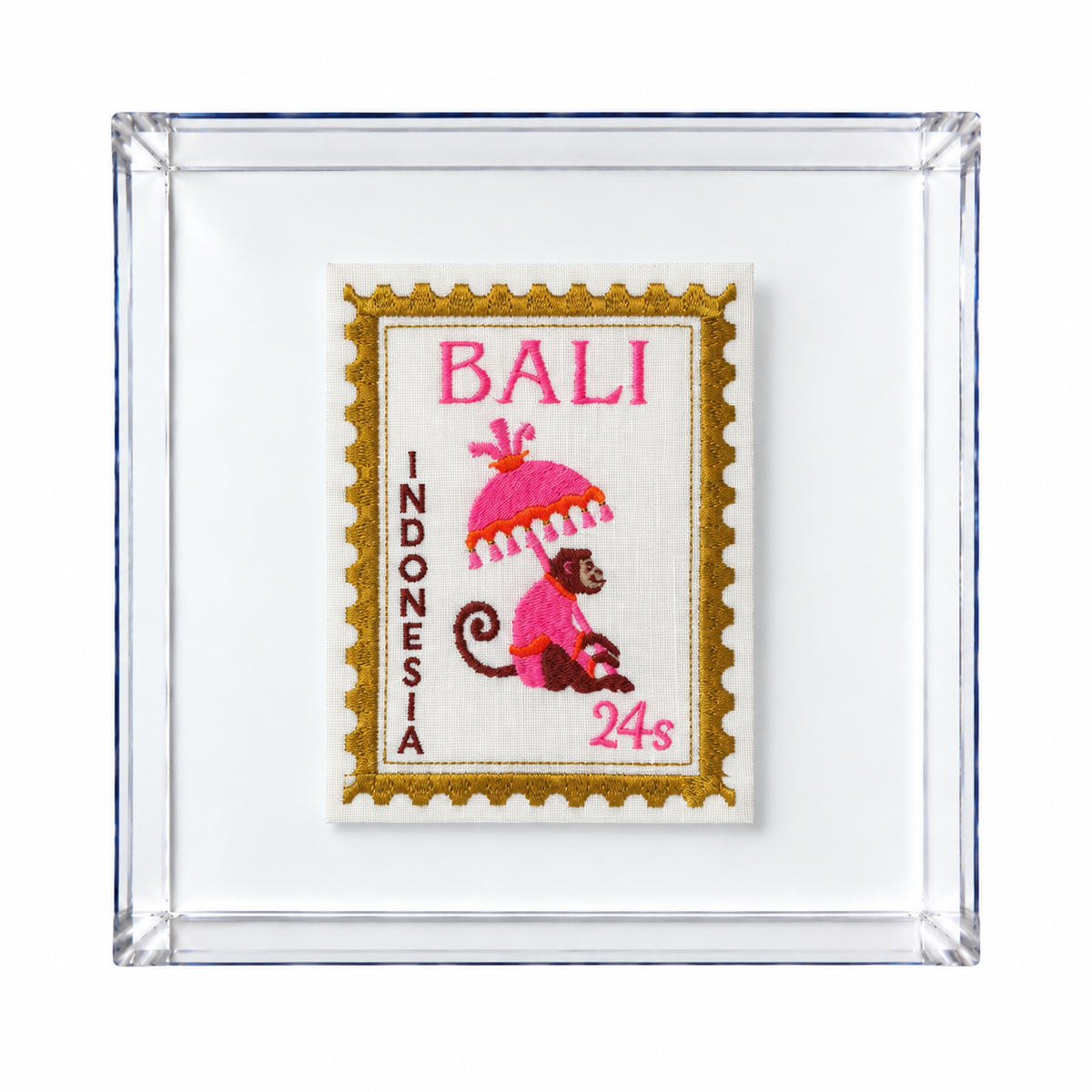 Bali Inspired Stamp Artwork