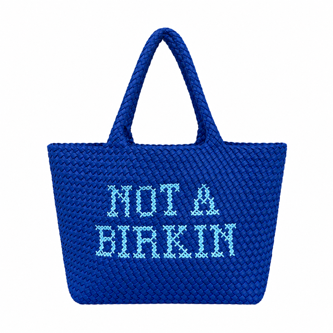 Not a Birkin Navy Handbag