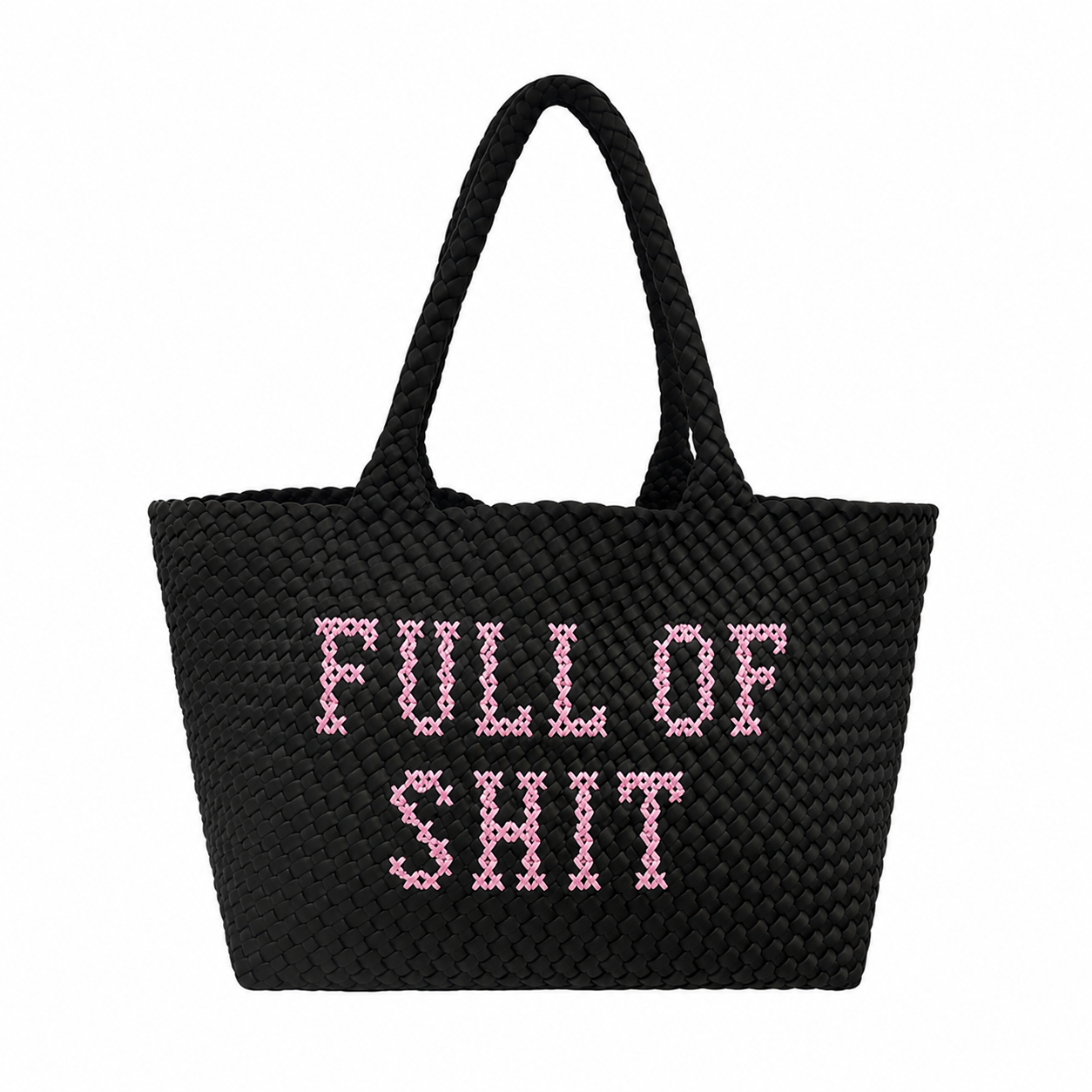 Black Full Of Shit Handbag