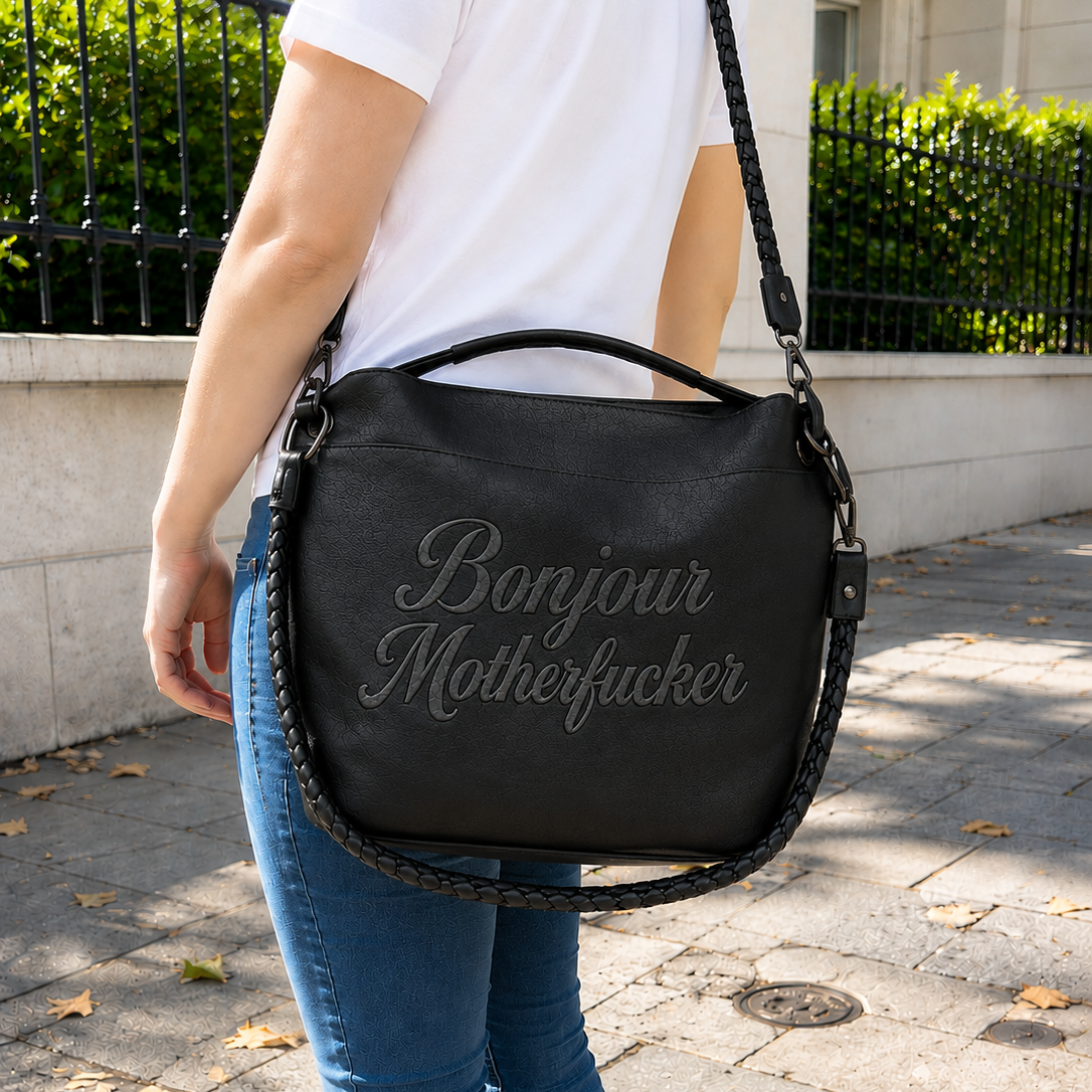 Long Shoulder Bonjour Motherfucker Bag